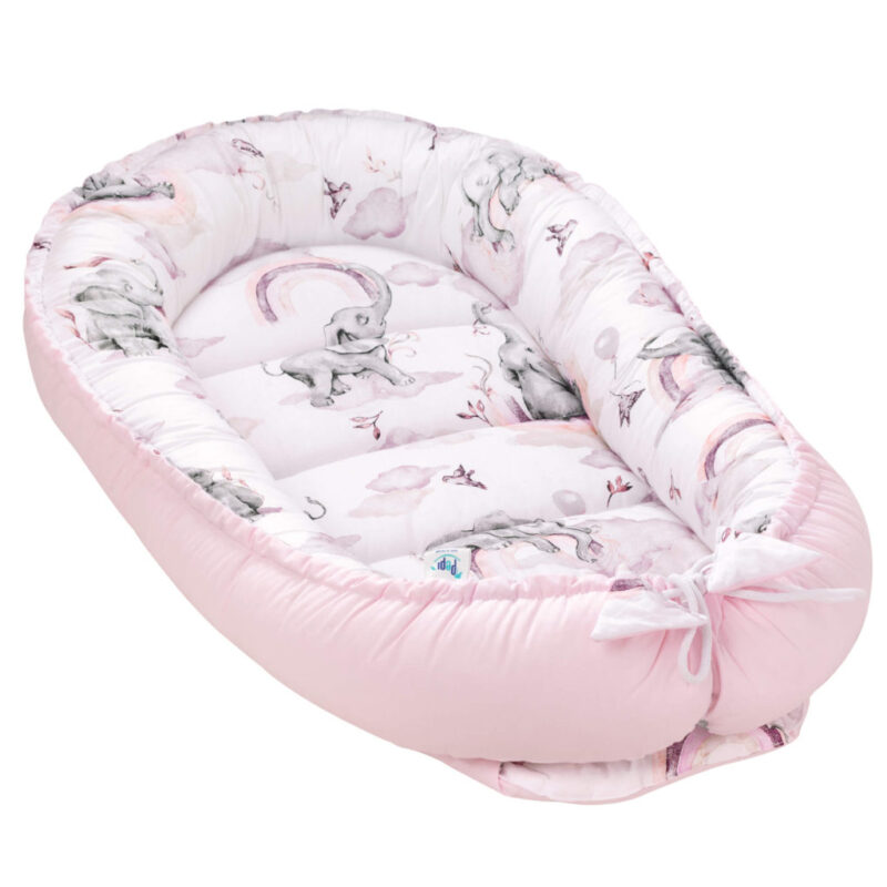Komfortowy dwustronny kokon - Eledreams Pink