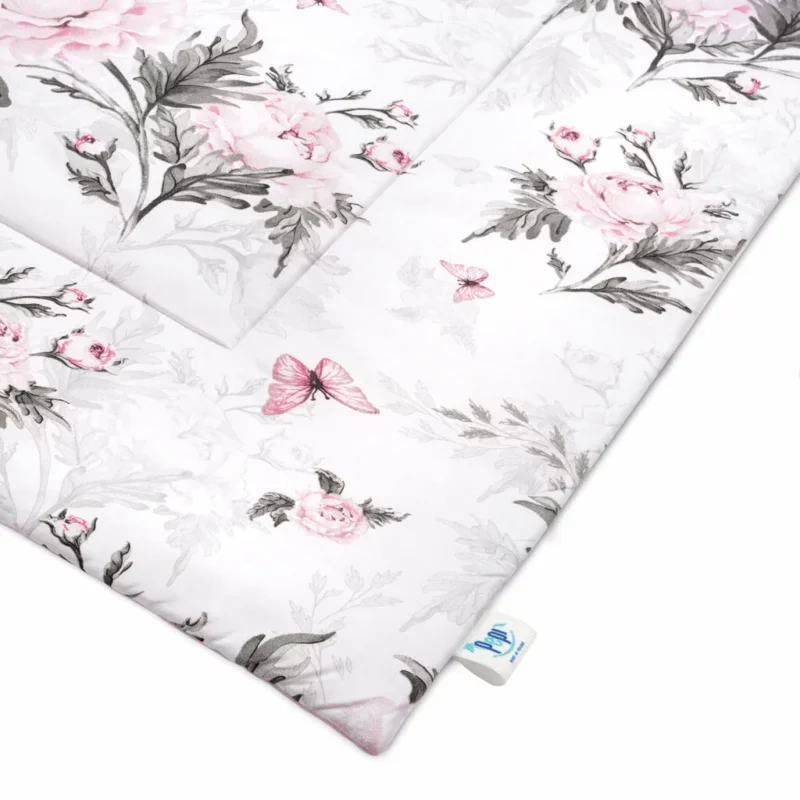Bawełniany zestaw przedszkolaka Pink Flowers - obrazek 2