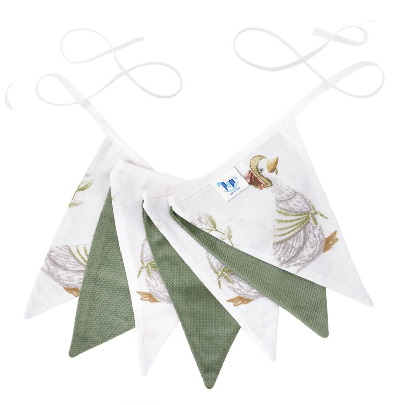 Girlanda Lady Goose z velvetem sage
