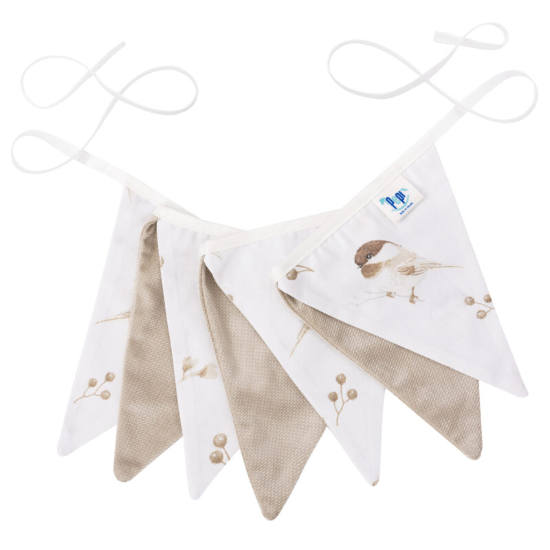Girlanda Lovely Bird velvet cappucino