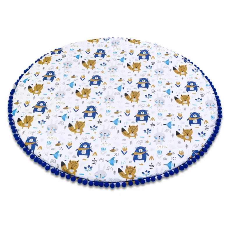 Mata do zabawy z pomponami Blue Bear