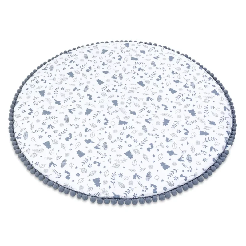 Mata do zabawy z pomponami Grey Animals