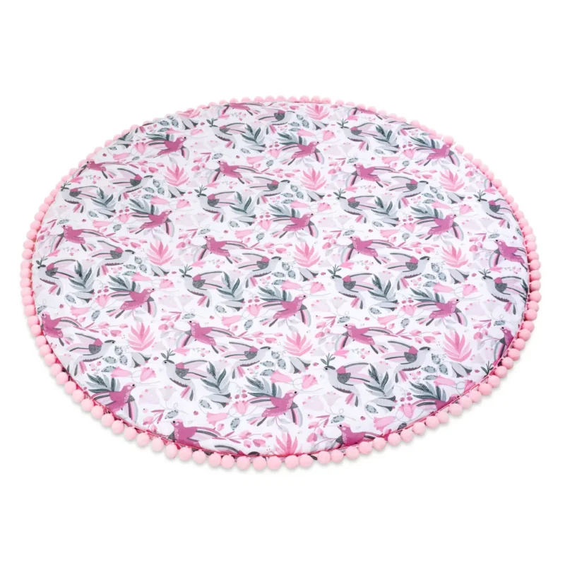 Mata do zabawy z pomponami Hummingbird Pink
