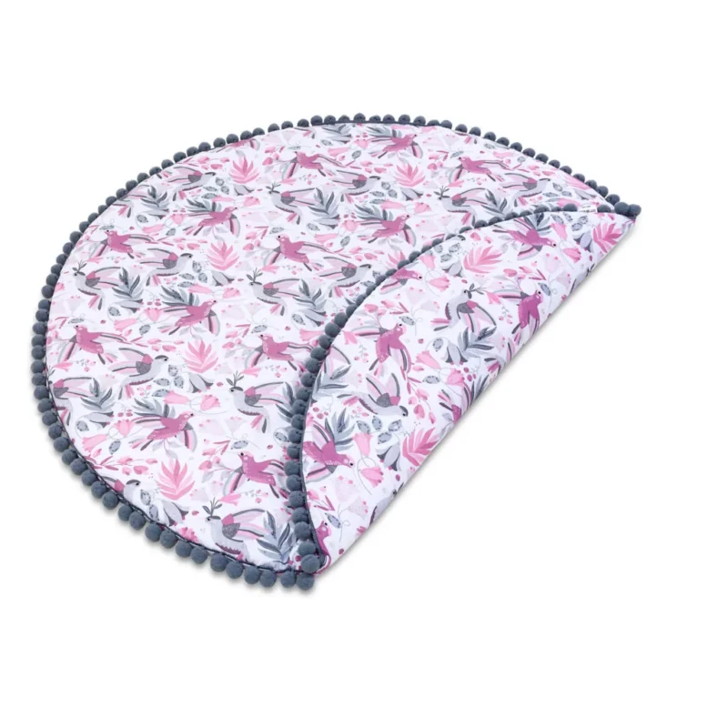 Mata do zabawy z pomponami Hummingbird Grey - obrazek 2
