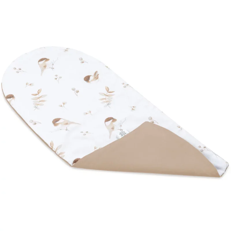 Wyprawka niemowlęca 6-elementowa - Lovely Bird cappucino - bawełna - obrazek 6