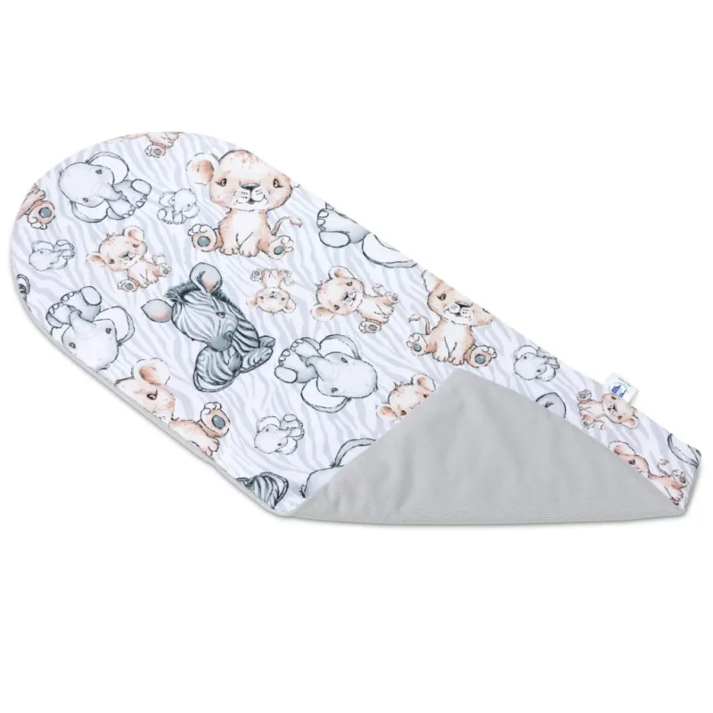 Wyprawka niemowlęca 6-elementowa - Safari grey - bawełna/velvet - obrazek 6