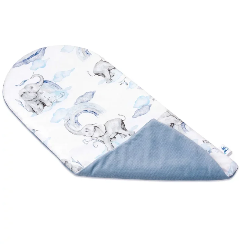 Wyprawka niemowlęca 5-elementowa - Eledreams Blue - bawełna/velvet - obrazek 6