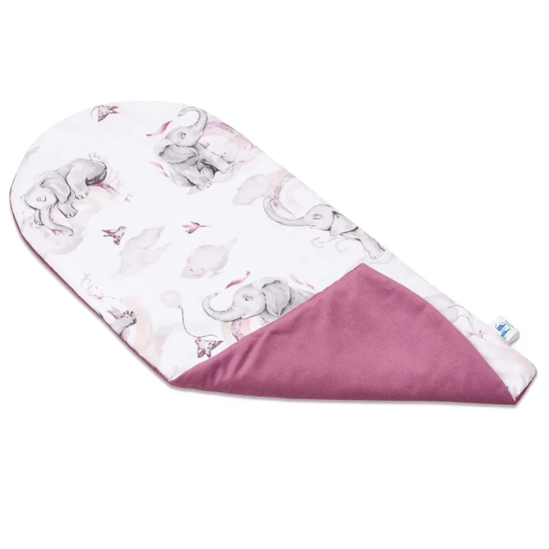 Materac do kokonu Eledreams Pink z velvetem