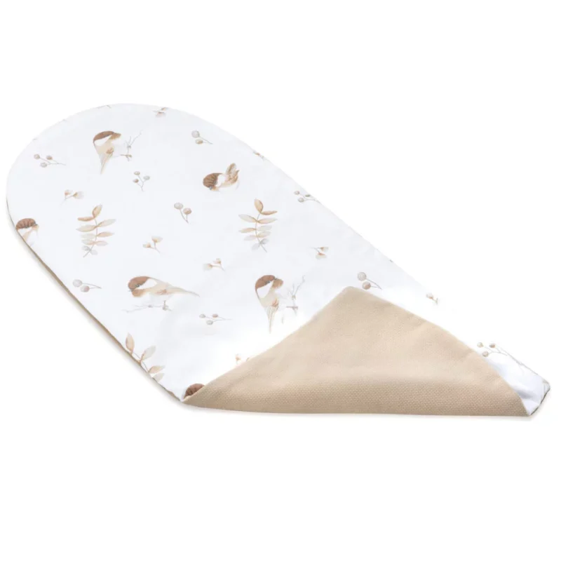 Materac do kokonu Lovely Bird z velvetem cappucino