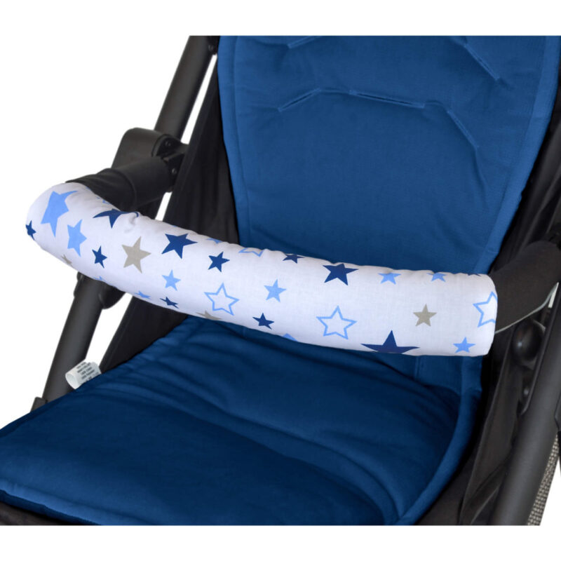 Ochraniacz na pałąk do wózka spacerowego Milky Way z velvetem