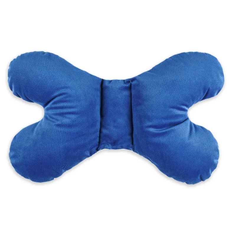 Poduszka MOTYLEK Blue Bear z velvetem granatowym - obrazek 2
