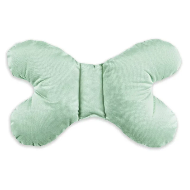 Poduszka MOTYLEK Green Groove z velvetem - obrazek 2