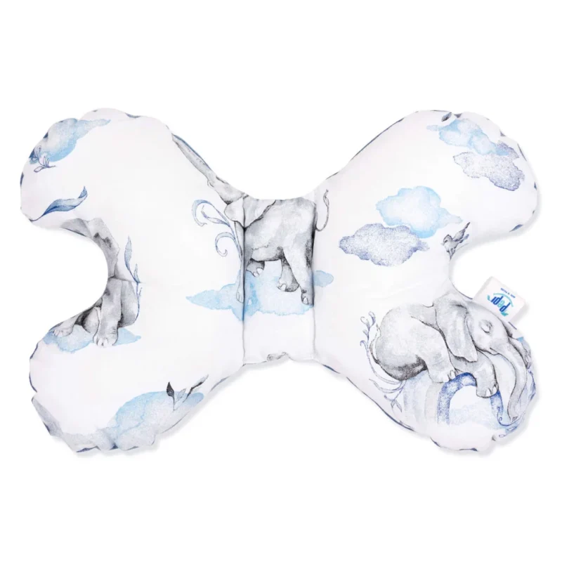 Poduszka MOTYLEK Eledreams Blue z velvetem