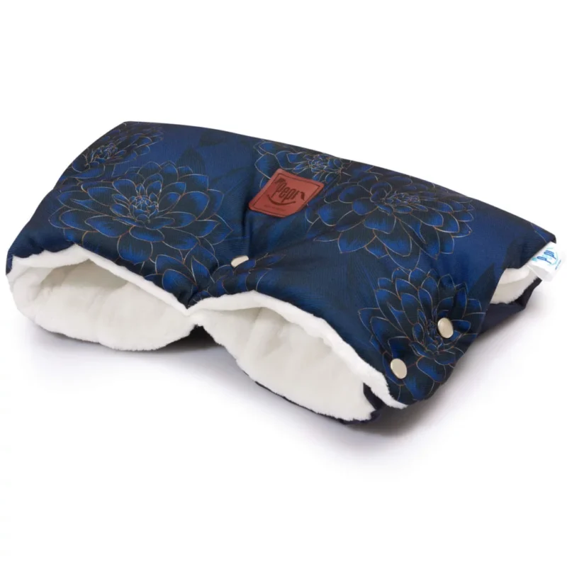 Mufka do wózka MuBoo – Peony blue