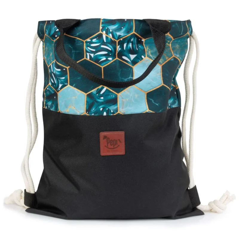 Wodoodporny worko-plecak 2w1 - Nordik Black - obrazek 2