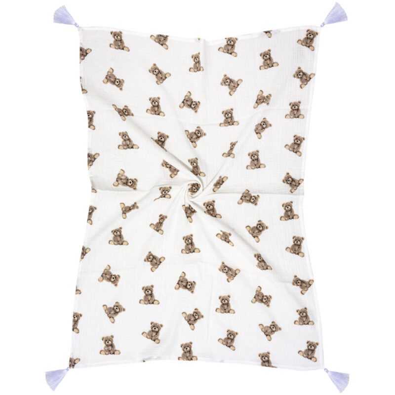 Otulacz Muślinowy Premium Sweet Teddy