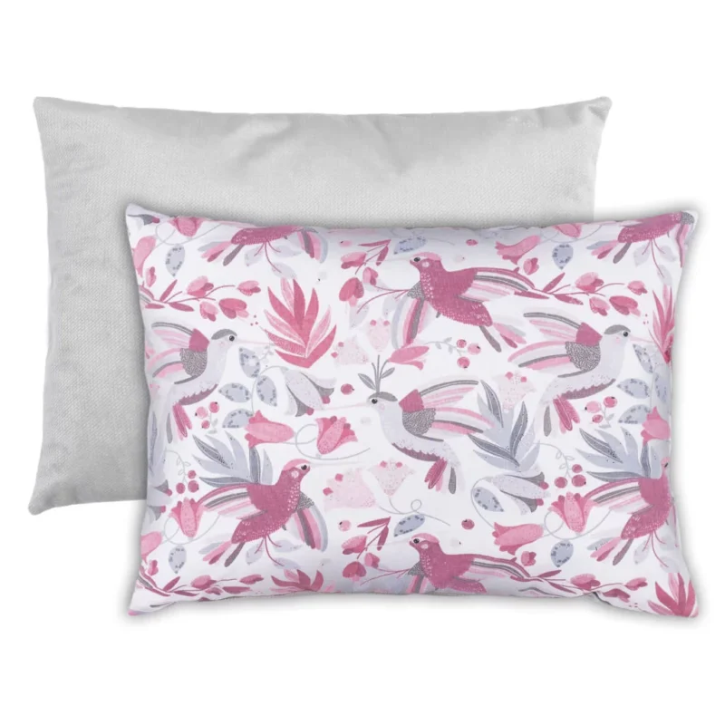 Poduszka puchata 30x40 Hummingbird z velvetem grey