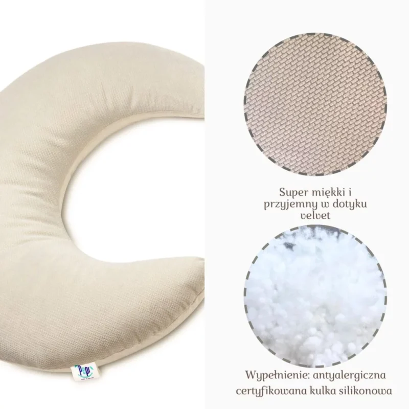 Poduszka KSIĘŻYC cappucino - obrazek 2