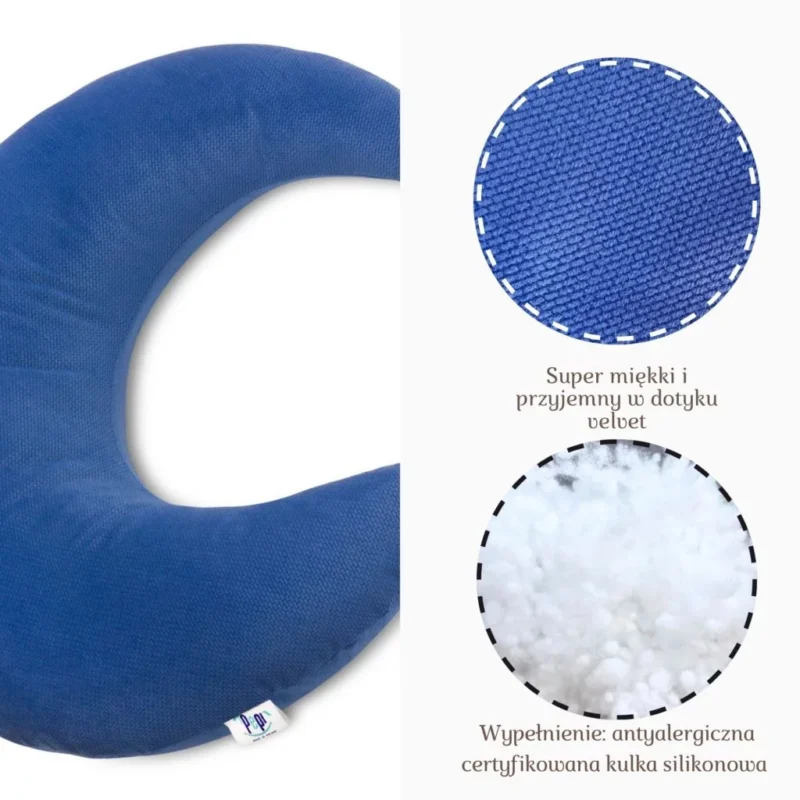 Poduszka KSIĘŻYC dark blue - obrazek 3