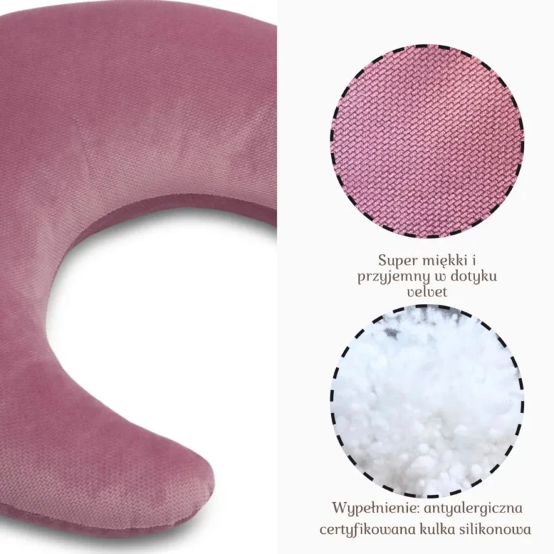 Poduszka KSIĘŻYC old rosa - obrazek 3