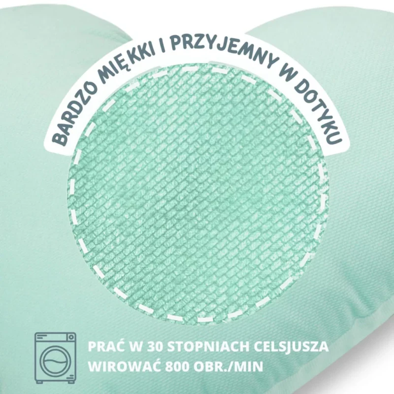 Poduszka CHMURKA mint - obrazek 4