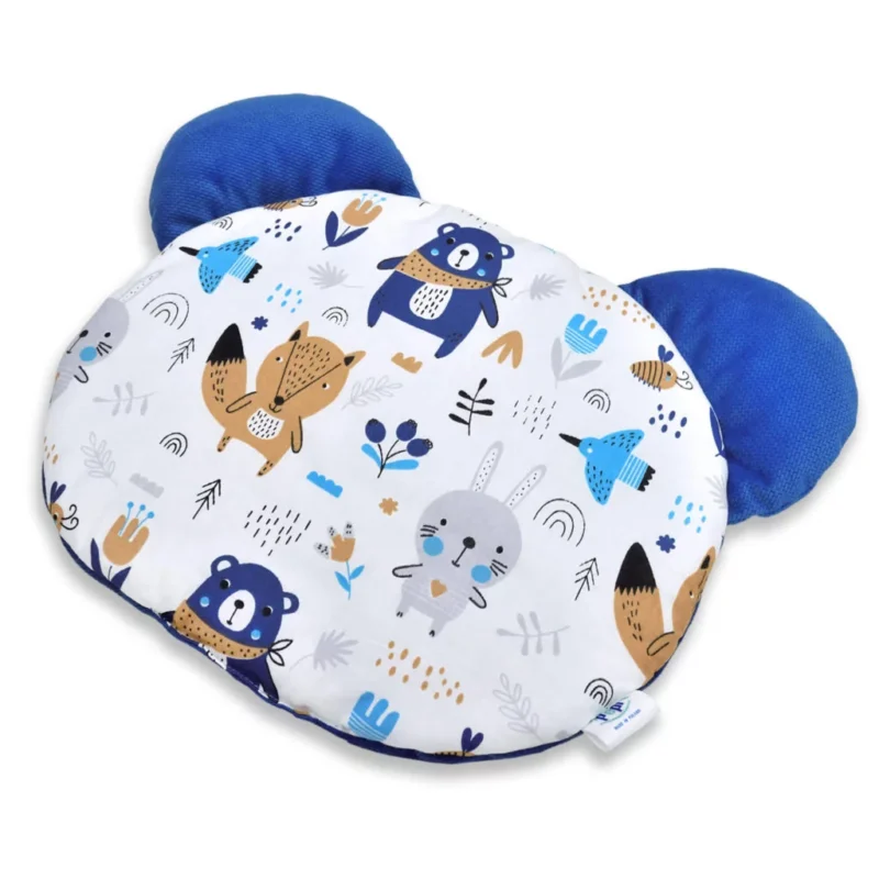 Poduszka płaska MIŚ Blue Bear z velvetem
