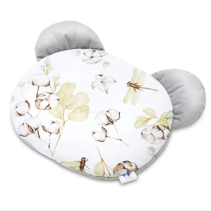 Poduszka płaska MIŚ Boho Dreams z velvetem grey