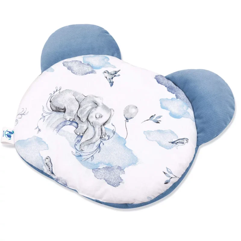 Poduszka płaska MIŚ Eledreams Blue z velvetem