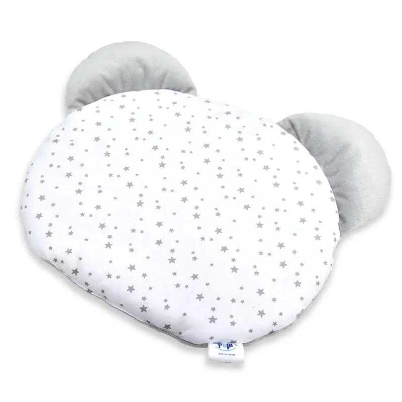 Poduszka płaska MIŚ Grey Galaxy z velvetem