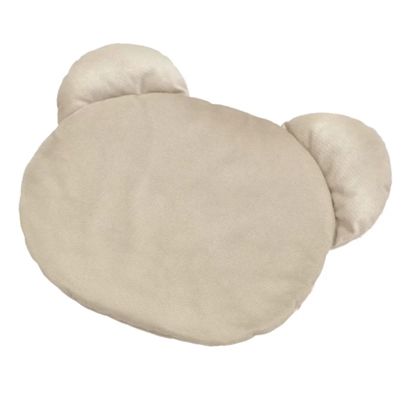 Poduszka płaska MIŚ Safari z velvetem capuccino - obrazek 2