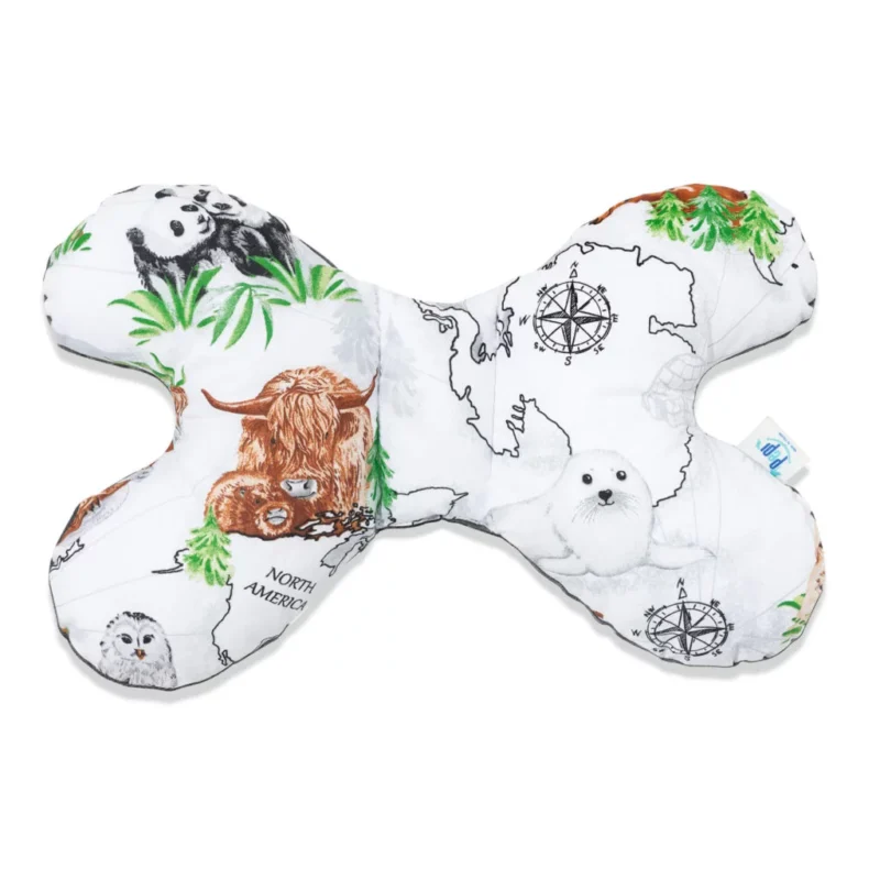 Wkładka do spacerówki - zestaw 5w1 - Wild Land - bawełna/velvet - obrazek 4
