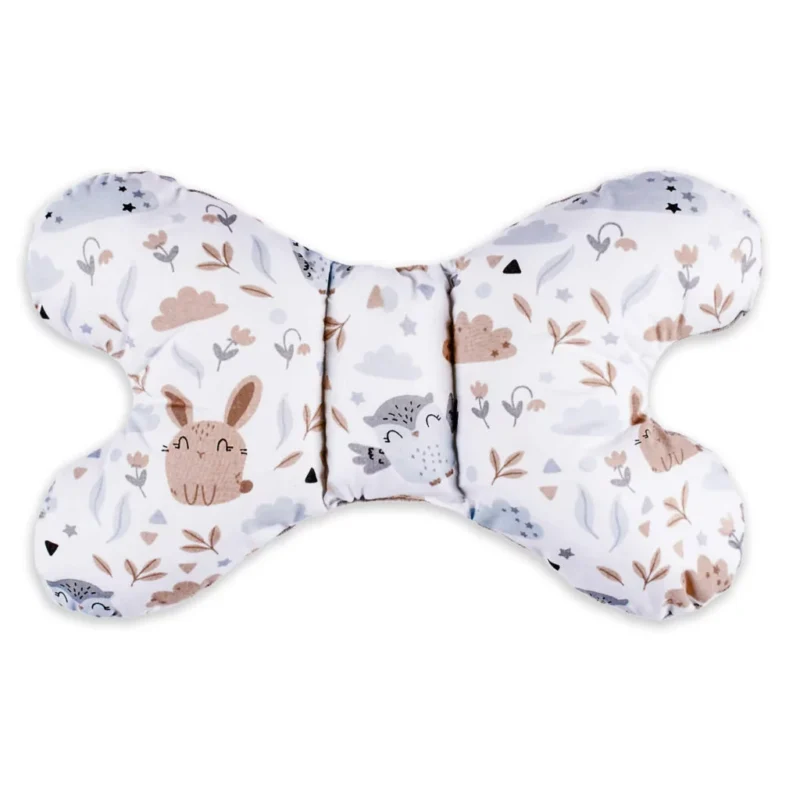 Wyprawka niemowlęca 5-elementowa - Forest Friends grey - bawełna/velvet - obrazek 5