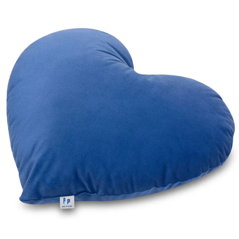 Poduszka SERCE dark blue