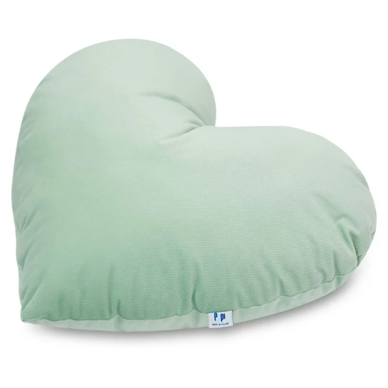 Poduszka SERCE light green