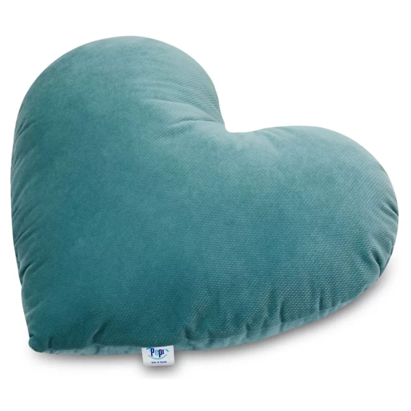 Poduszka SERCE emerald