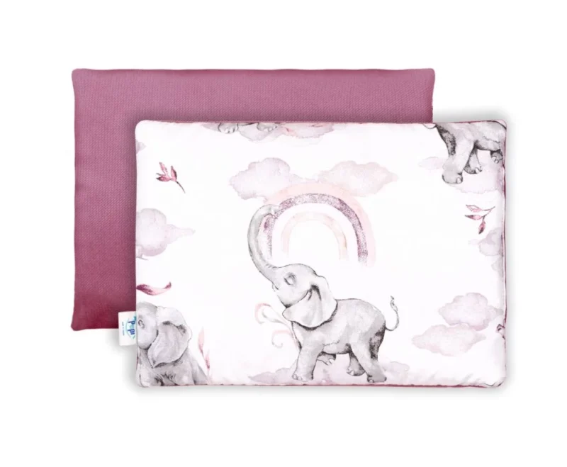 Poduszka płaska 25×35 - Eledreams Pink - bawełna/velvet