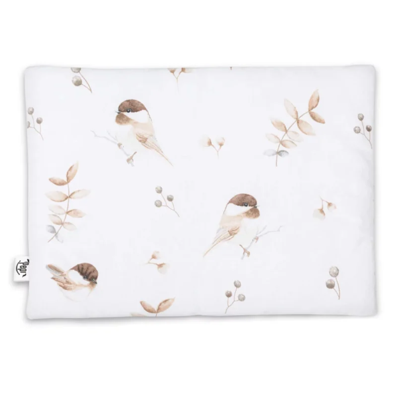 Zestaw kocyk 55×75 i płaska poduszka 25×35 Lovely Bird - obrazek 3