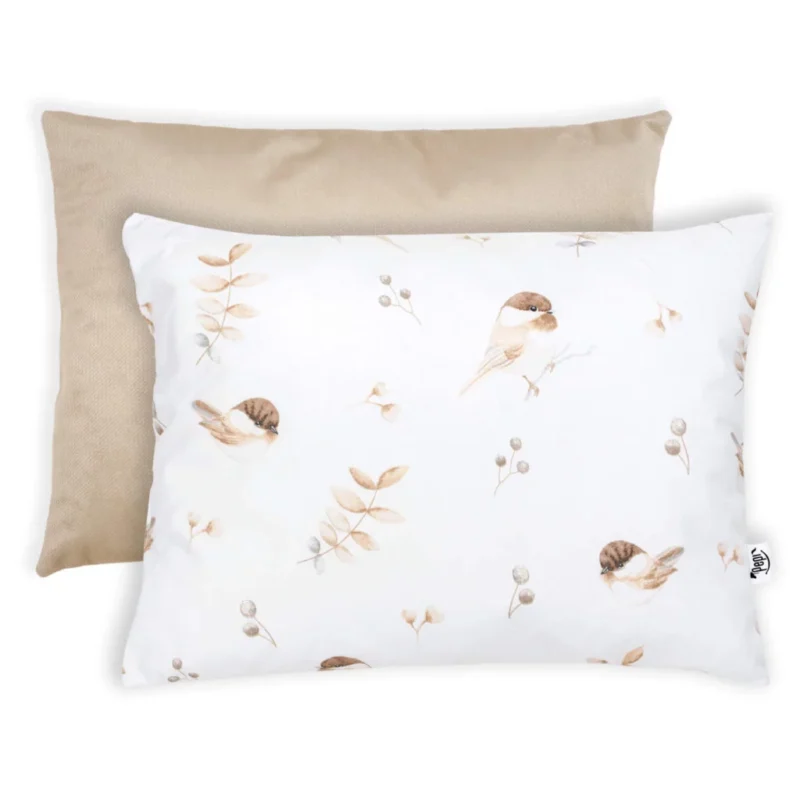 Poduszka puchata 30x40 Lovely Bird z velvetem
