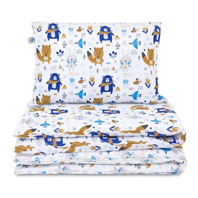 Pościel dziecięca 100×135 z poszewką na poduszkę 40×60 Blue Bear