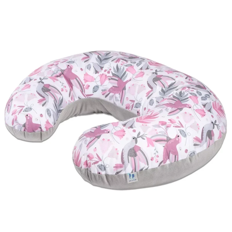 Poduszka do karmienia ROGAL Hummingbird z velvetem grey