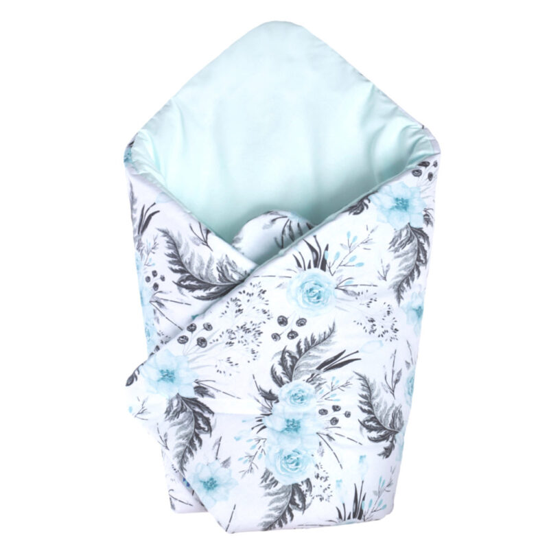 OUTLET***Rożek zapinany na rzep - Garden Mint - bawełna