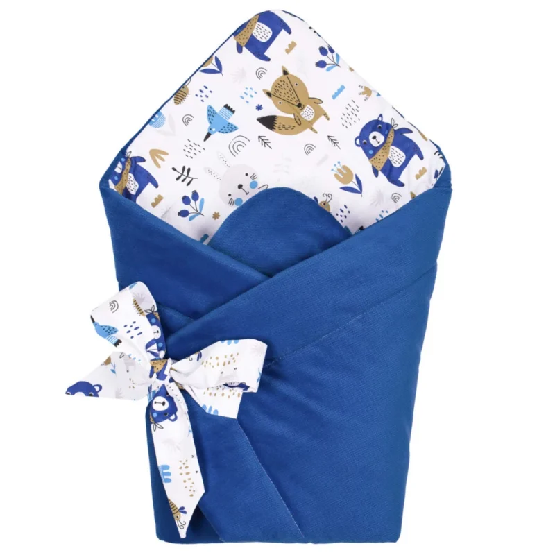 Rożek Blue Bear z velvetem granatowym
