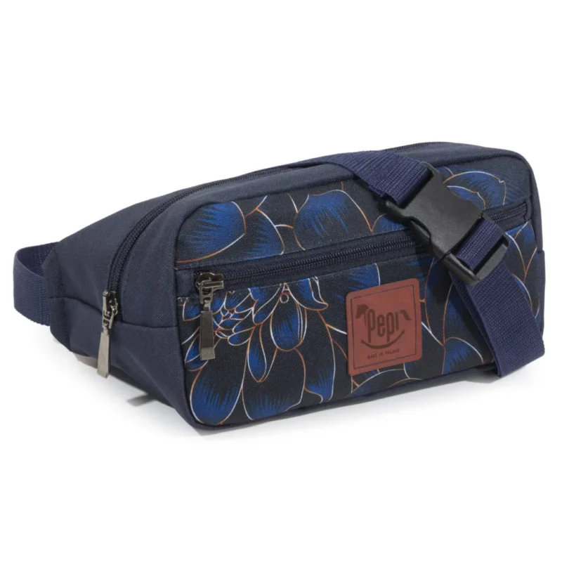 Saszetka Nerka Wodoodporna Peony blue