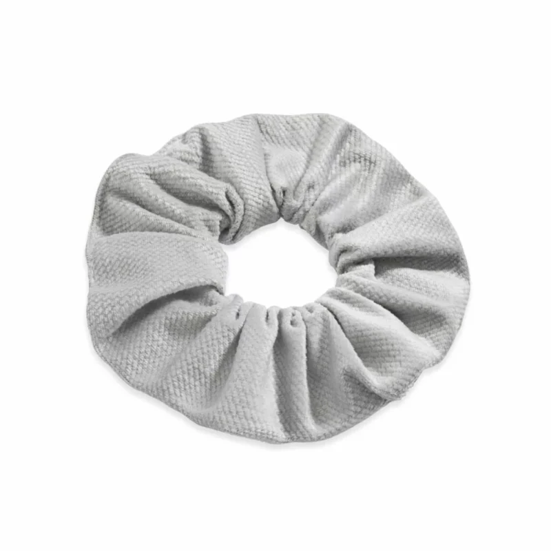 Gumka do włosów Scrunchie z velvetu grey (trójpak) - obrazek 2