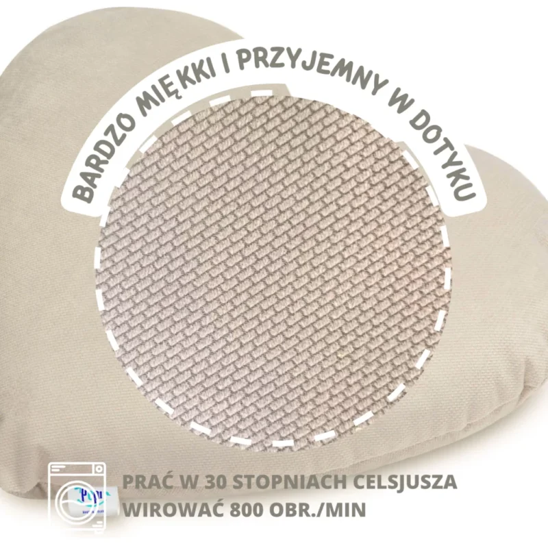 Poduszka KSIĘŻYC cappucino - obrazek 3