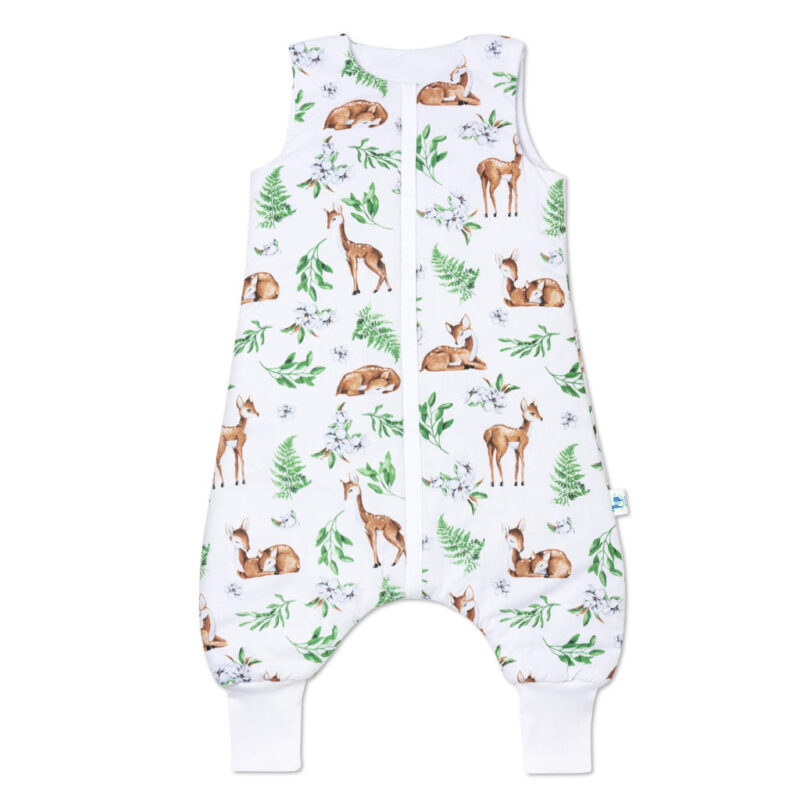 OUTLET***Śpiworek bawełniany z nogawkami do spania Forest Time (476)