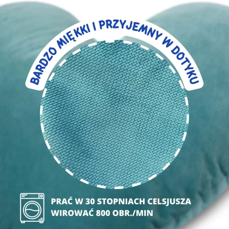 Poduszka CHMURKA emerald - obrazek 3