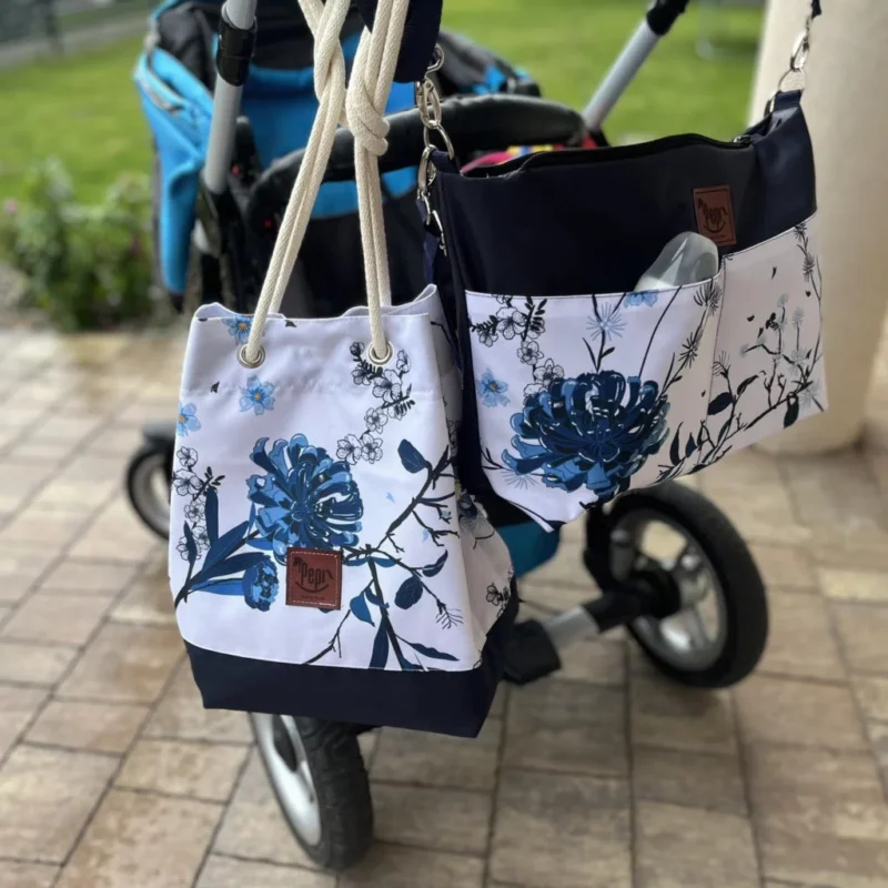 Torebka worek - Navy Blue - obrazek 2