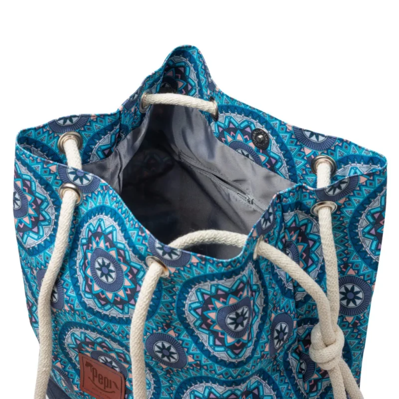 Torebka worek - Mandal Blue - obrazek 4
