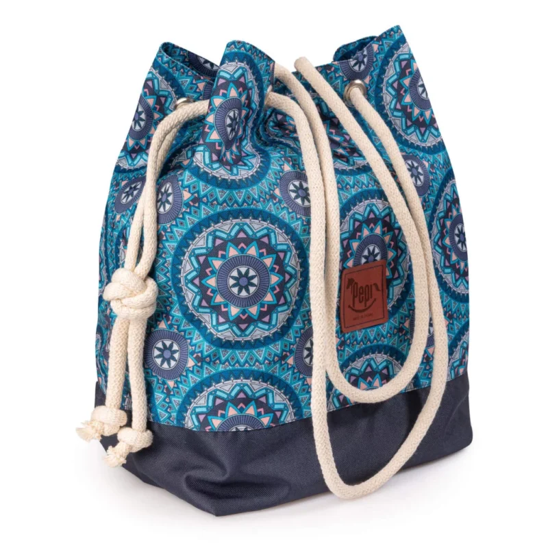 Torebka worek - Mandal Blue - obrazek 2